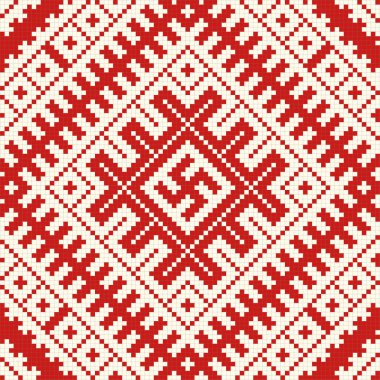 Ethnic slavic seamless pattern#8 clipart