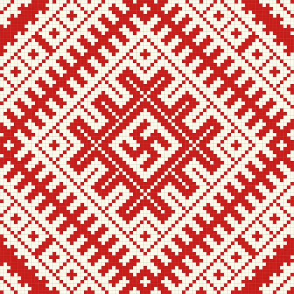 Etnische Slavische naadloze patroon #8 — Stockvector