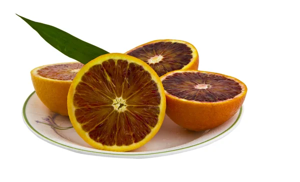 Kan portakalı yarıya — Stok fotoğraf