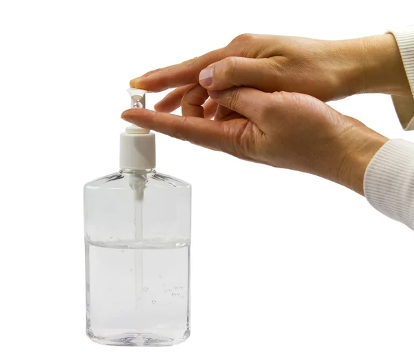 Temporizador de desinfectante de mano — Foto de Stock