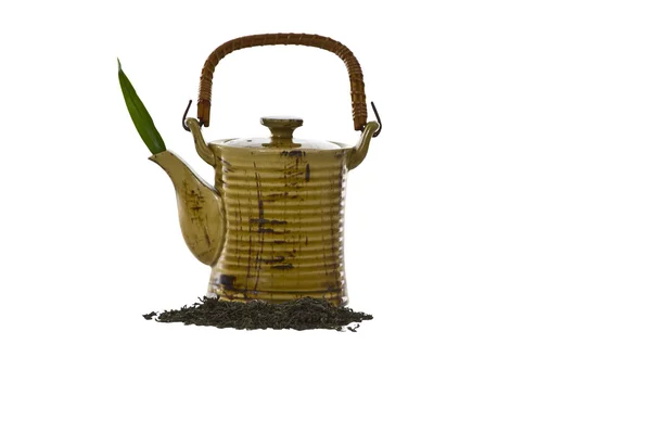 Ceai verde organic — Fotografie, imagine de stoc