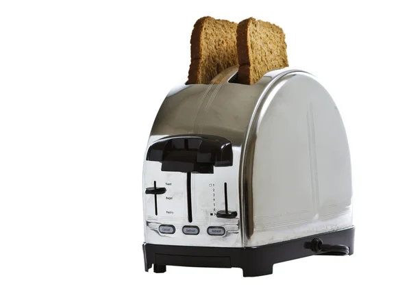 Toaster with Bread — Stock Photo, Image