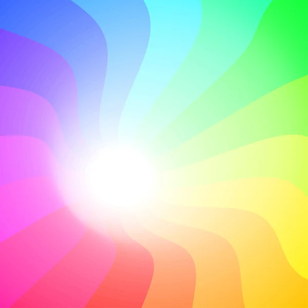 Lignes 3ds colorées, fond vectoriel — Image vectorielle