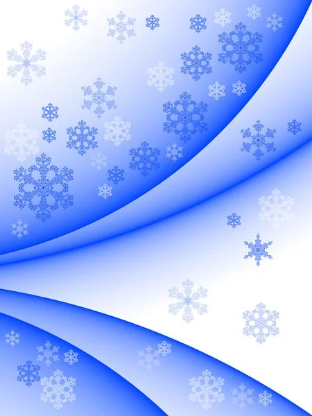 Winter achtergrond, vector — Stockvector