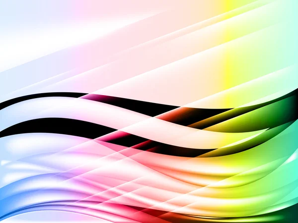 Ondes colorées, vecteur EPS10 — Image vectorielle