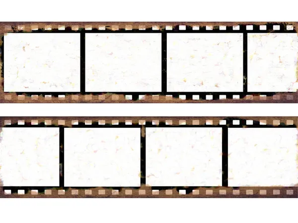 Oude film frames Rechtenvrije Stockfoto's