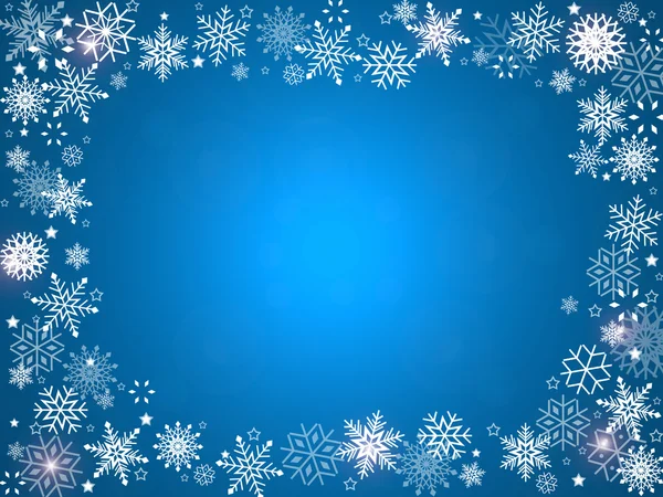 Kar taneli Noel kartı — Stok fotoğraf