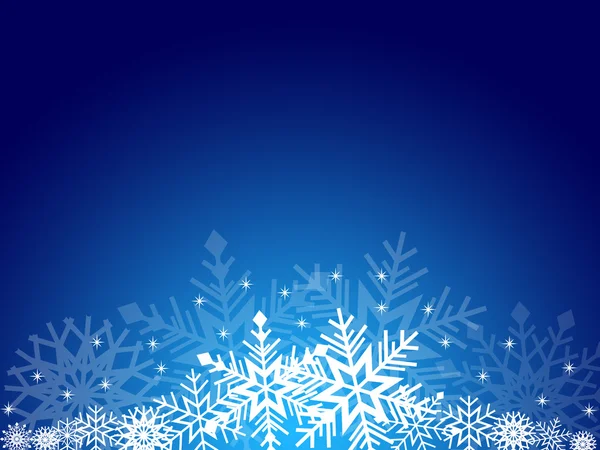 Різдвяний фон зі сніжинками — стокове фото