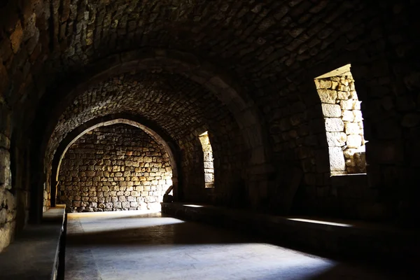 Interiér středověkého hradu — Stock fotografie