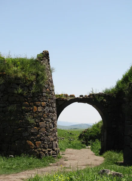 Wejście średniowieczna twierdza — Zdjęcie stockowe