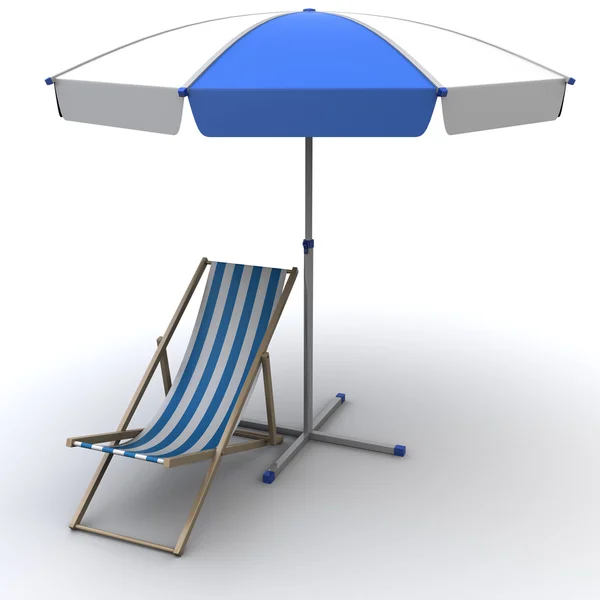 Deck chair — Stock Photo, Image