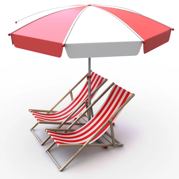Deck chairs — Stock Photo, Image