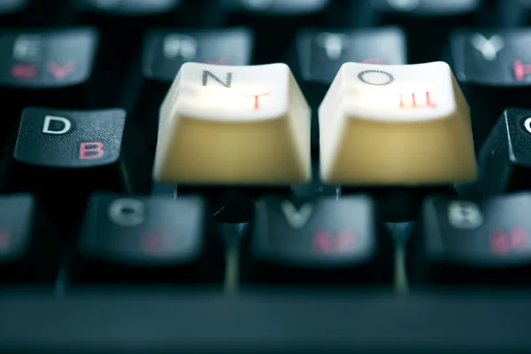 Клавиатура без клавиш — стоковое фото