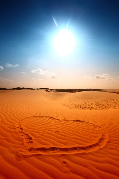 Jeg elsker ørken – stockfoto