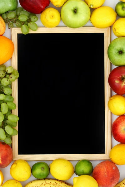Desk in fruit — Stock Photo, Image