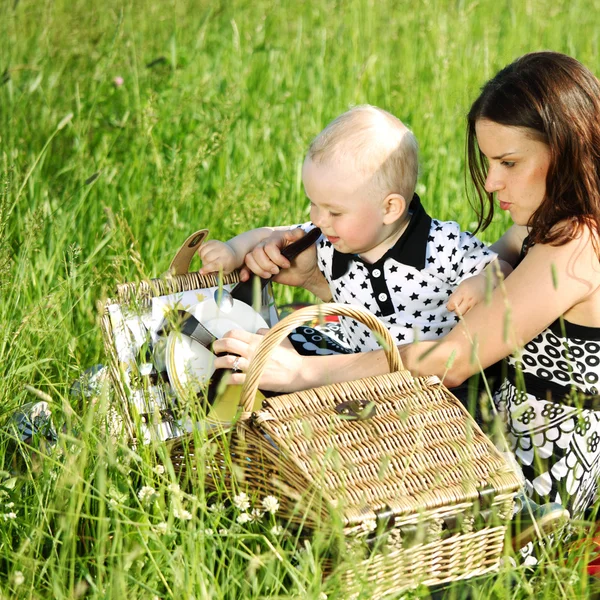 Rodinný piknik — Stock fotografie