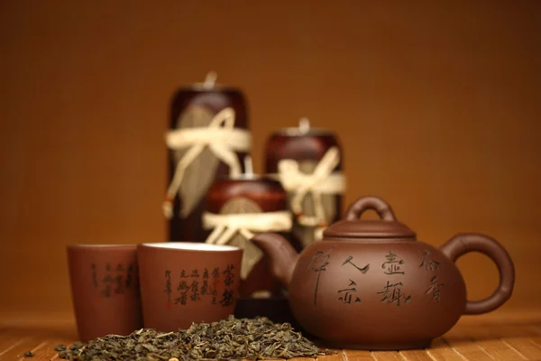 Китай чай — стокове фото