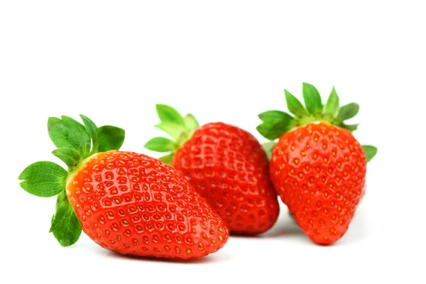 Strawberry pile isolated — Stock Photo, Image
