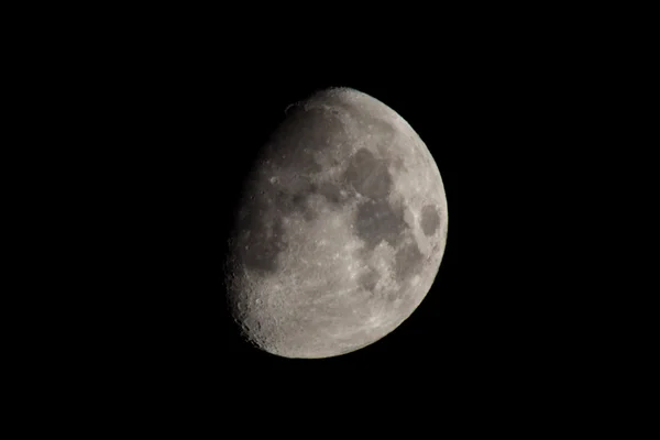 Lua em preto — Fotografia de Stock
