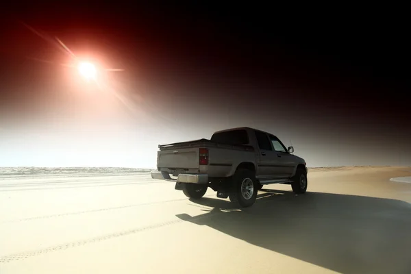 Sivatagi teherautó — Stock Fotó