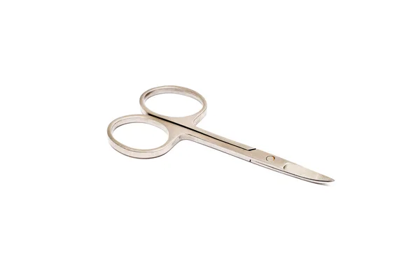 Nail scissors isolated on white — Stock Photo, Image