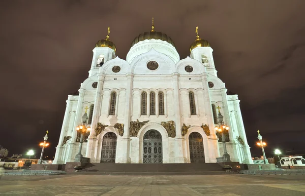 Christ le Sauveur, la nuit. Moscou. Russie — Photo