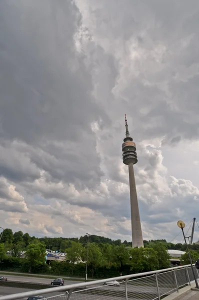 Olympia tower. Monachium. Niemcy — Zdjęcie stockowe