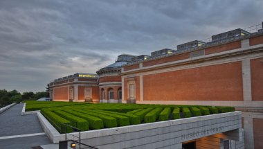 Museo del prado, çit ve Bahçe sırt, madrid, İspanya