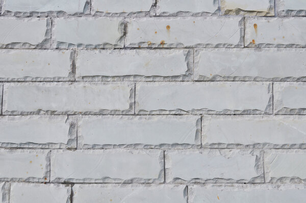 Texture of the new accurate gray brick wall