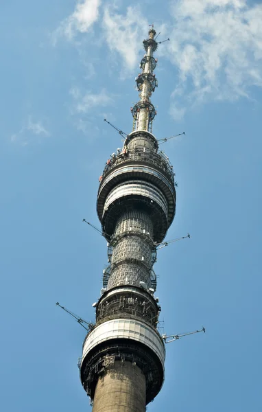 Torre de televisión y difusión "Ostankino", Moscú, Rusia — Foto de Stock