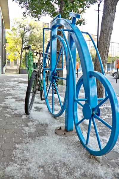 자전거 랙 — 스톡 사진