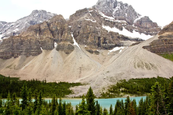 Jég formációk a kanadai Sziklás-hegység — Stock Fotó