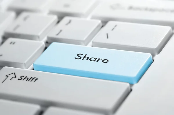 Teclado botón Compartir — Foto de Stock