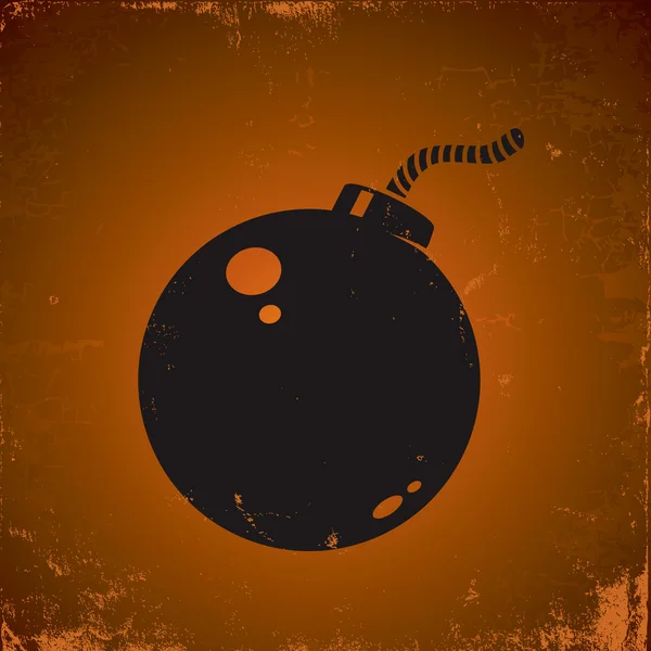 Иллюстрационная бомба — стоковый вектор