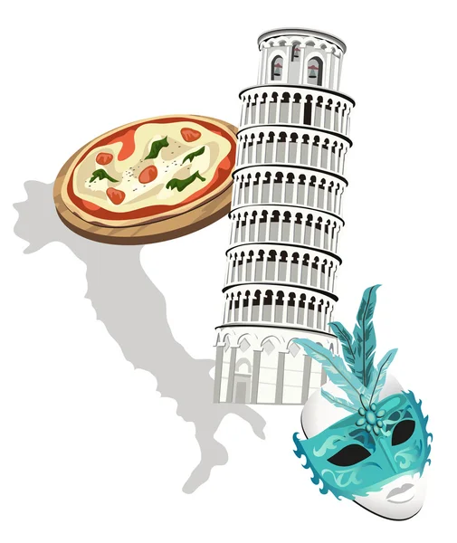 Symbole Włoch — Wektor stockowy