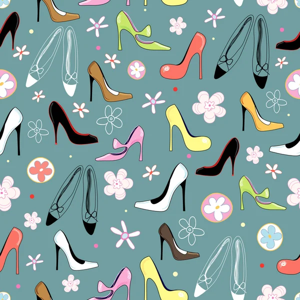 Textura de zapatos de mujer — Archivo Imágenes Vectoriales