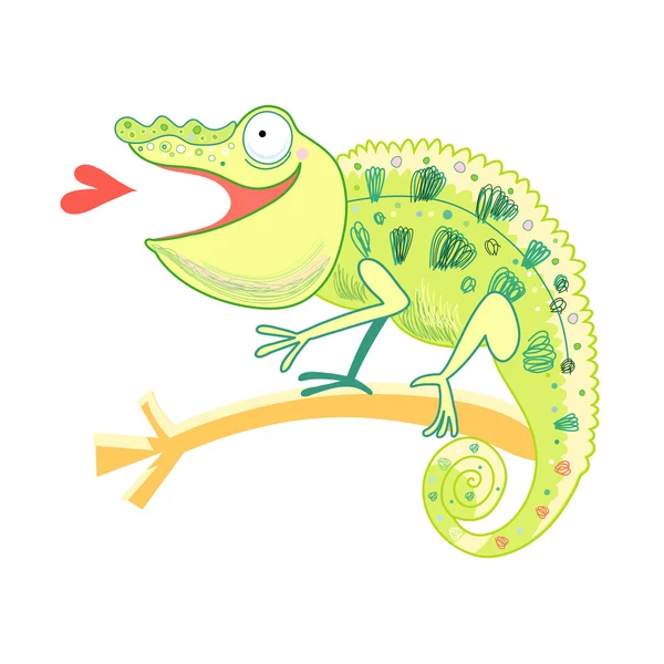 Legrační chameleon — Stockový vektor