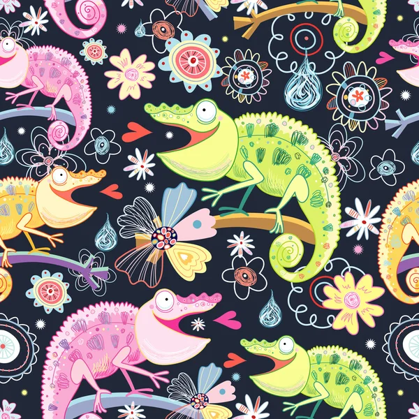 Textura camaleones de color — Archivo Imágenes Vectoriales