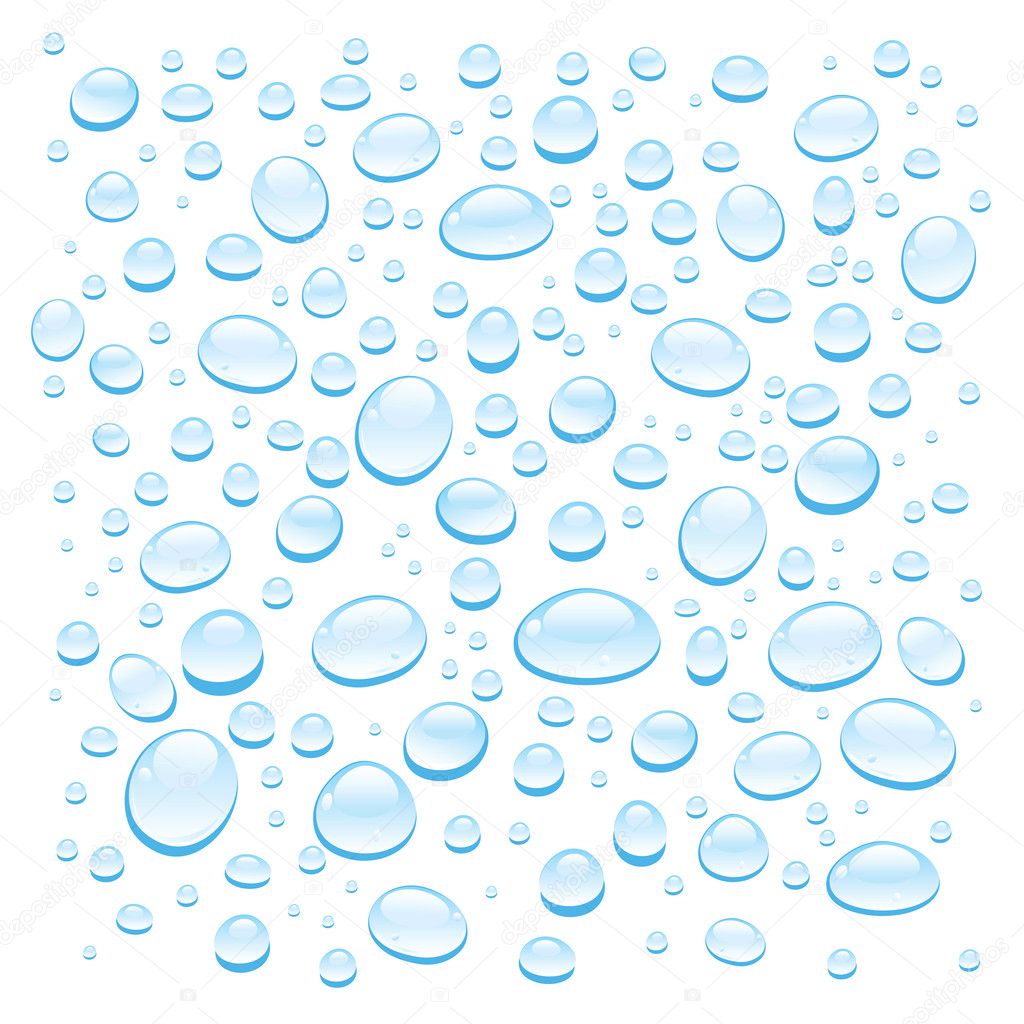 Background with water drops