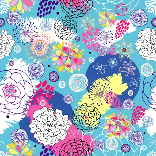 夏季花卉设计 — 图库矢量图片