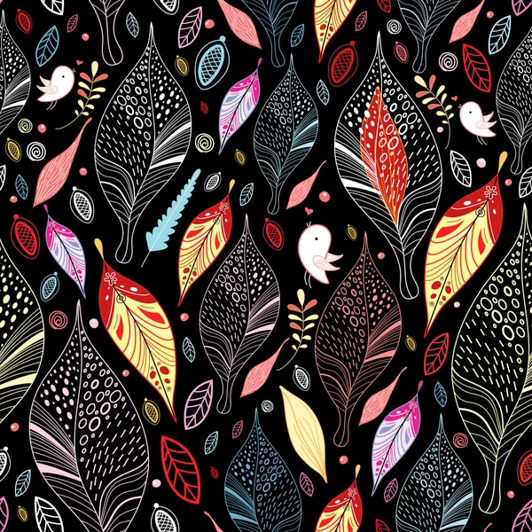 Texture des feuilles d'automne — Image vectorielle