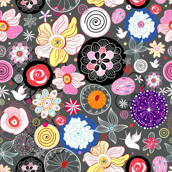 Texture des fleurs — Image vectorielle