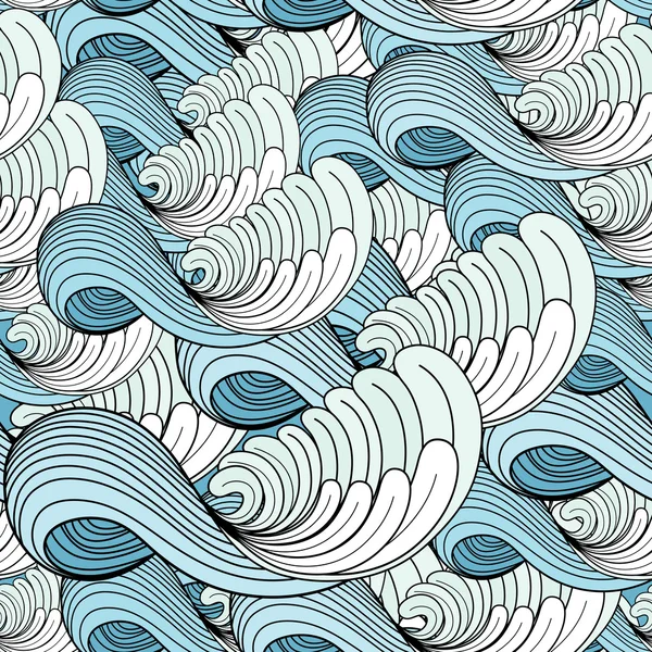 Grafische Textur der Wellen — Stockvektor