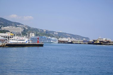 Seaport. Yalta. Ukrayna.