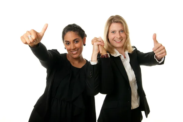 Business team thumb up — Stock Photo, Image