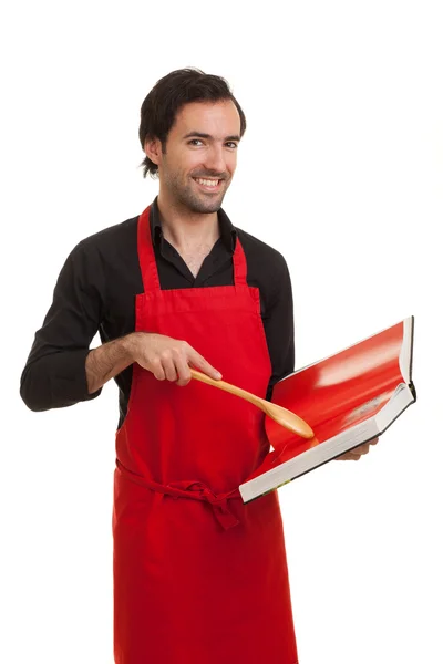 Kookboek van de chef-kok — Stockfoto