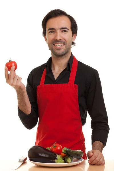 Šéfkuchař rajče Stock Obrázky