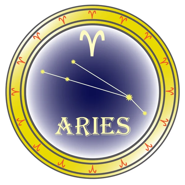 Znak zodiaku Baran — Wektor stockowy