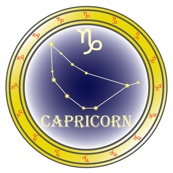 Zodiac sign capricorn