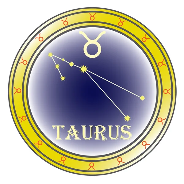 Зодиакальный знак тавра — стоковый вектор